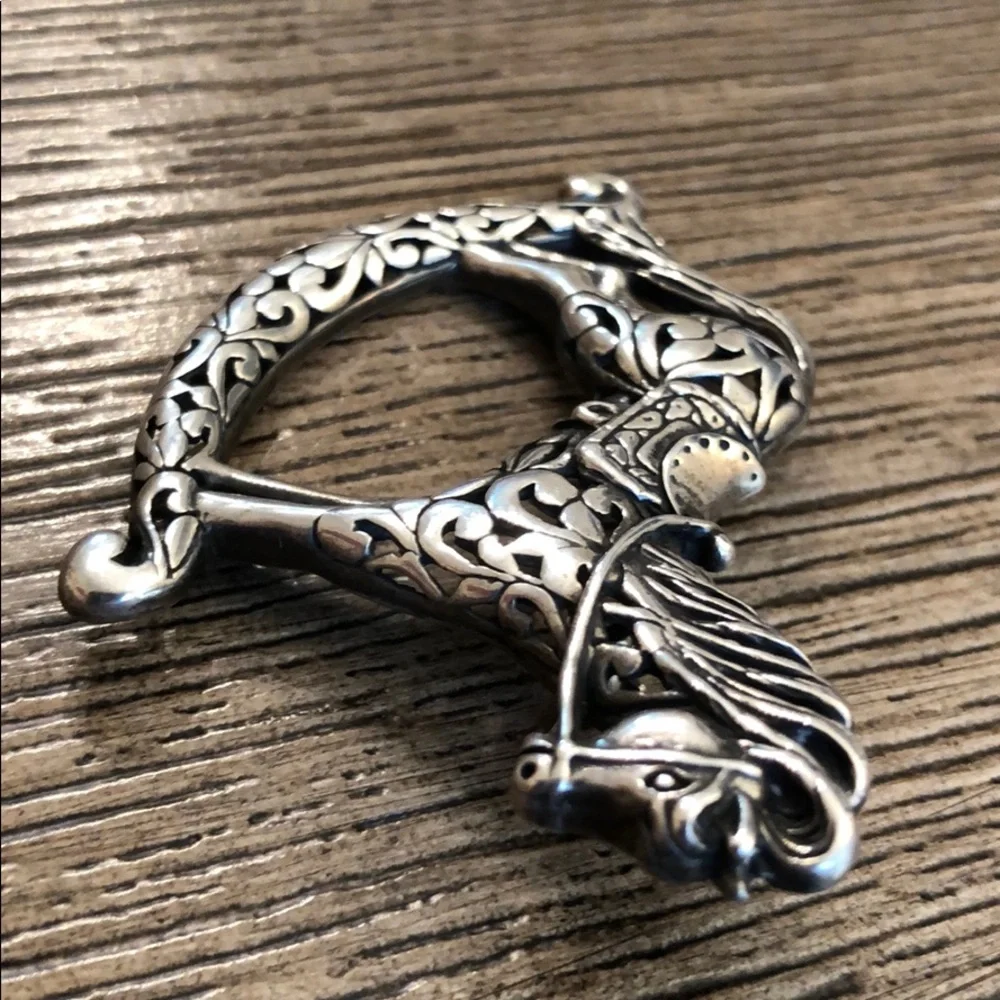 Jezlaine Sterling Silver Filigree Rocking Horse